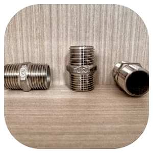 Paslanmaz Nipel > Paslanmaz Hex Nipel