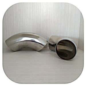 Paslanmaz Kaynaklı Parlak Dirsek Ø21.3x1.5mm AISI 304